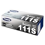 Pack of 2 MLT-D111S Toner Black Compatible with Samsung MLT D111S MLT-D111L Printer Cartridges for Xpress M2070w Toner M2070 M2026w M2026 M2070fw M2020 M2020w M2022w M2022 M202x