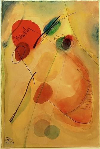 Peinture sur toile Wassily Kandinsky 60x90cm pour décoration de bureau moderne