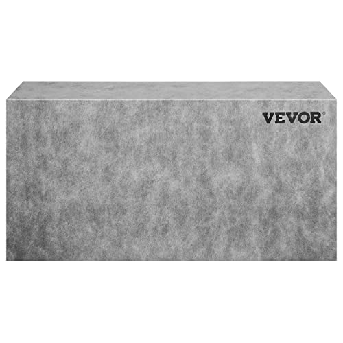 Vevor Tile Shower Seat, 38.2" X 11.4" X 20" Tile Shower Seat, Factory Waterproof & 100% Leak-Proof Tileable Shower Corner Seat, 440Lbs Loading Rectangular Board Shower Bench, Grey #TOP7