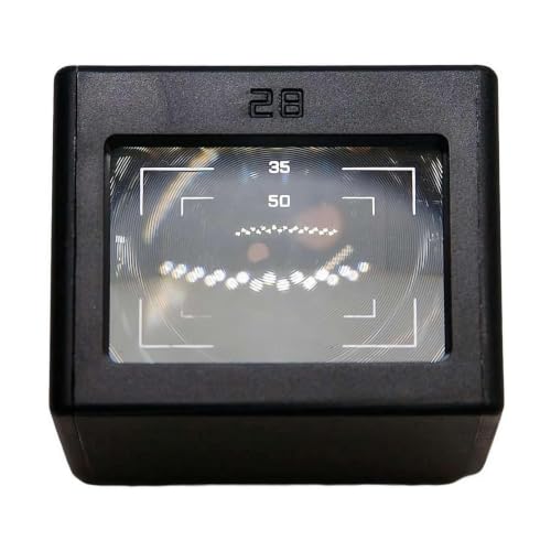 Visor óptico externo de cámara 28mm ajustable con líneas de cuadro 35/50