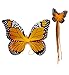 Monarch Butterfly Wing & Wand Set (More Colors...) Select Color: Turquoise (Orange)