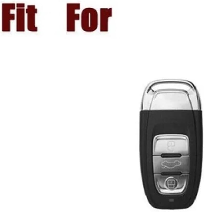 A+ Suede Silicone Car Key Case Cover Compatible with Audi Q2 Q5 A3 A4 A5 A6 A7 A8 S6 S4