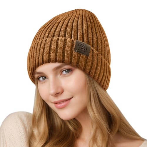 Durio Chapéus de inverno para mulheres e homens gorro forrado de cetim para mulheres gorro forrado d