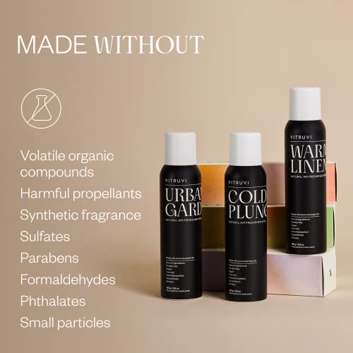 Vitruvi Natural Air Freshener Spray Made With 100% Pure Essential Oils And Free From Synthetic Fragrances - Home Revival Starter Kit (Pack Of 3) #TOP5