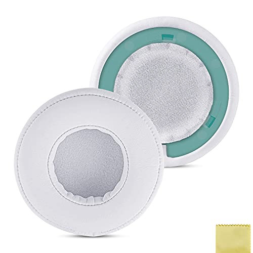 Geekria Coussinets d’Oreille de Rechange pour Monster Beats Pro/Dr. Dre Detox, Oreillettes, pièces de réparation (Blanc)