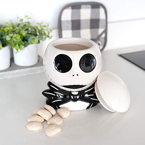 Seven20 Tim Burton's The Nightmare Before Christmas Ceramic Jack Skellington Cookie Jar