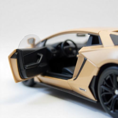 Image of Lamborghini Centenario 1:32 Die-Cast Model Car | Gold Accents Pull Back Super Car with Openable Doors, Sound & Light Effects | Premium Collectible Toy for Kids & Car Enthusiasts - Multicolour