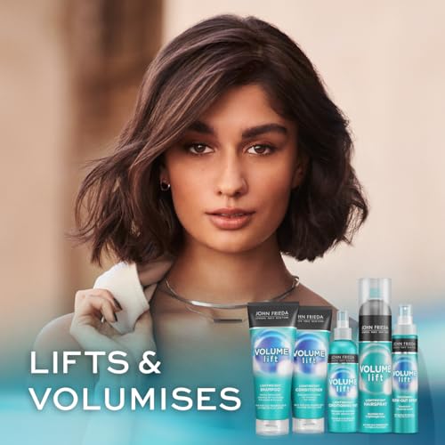 John Frieda Volume Lift Lightweight Shampoo 250 Ml, Shampoo Flat, Fine Hair, Bouncy Hair Shampoo - Image 3