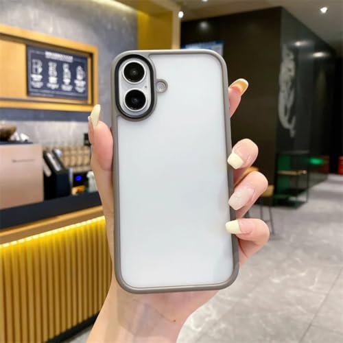 Coque iPhone 16 anti-chute mate pour stopper les traces de doigts et bris