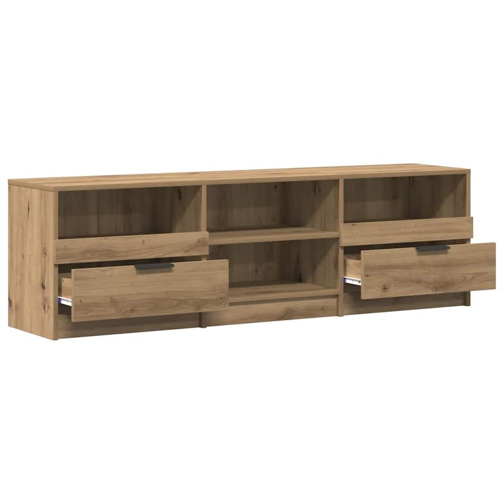 vidaXL Meuble TV chêne Artisanal 150x33,5x45 cm Bois d'ingénierie
