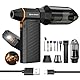 K&F Concept 2-in-1 Magnetischer Air Duster, Elektrischer Luftgebläse| 300000RPM Super Windkraft |3 Gänge| Wiederaufladbarer Bürstenloser Motor | für PC, Tastatur, Auto, Zuhause, Außen