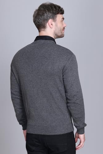 Image of V Neck Wool Sweater Pullover for Men Winter Fullsleeve | Warm Fabric