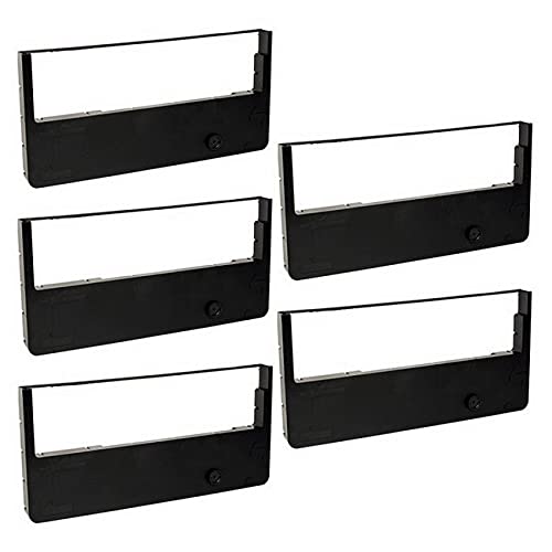 SuppliesMAX Compatible Replacement for TallyGenicom T6212/T6215/T6218 Black Printer Ribbons (5/PK) (MMT082727)