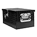 STANSS 20 Inch Aluminum Truck Tool Box, Waterproof Square Storage Organizer with Lock & Keys, Aluminum Heavy Duty Trailer Tool Box for Truck Car Outdoor Trailer Pickup Underbody RV ATV