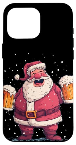 �K���Ȑ������T���^�N���[�X�ƃr�[���B �X�}�z�P�[�X iPhone 16 Pro Max �p