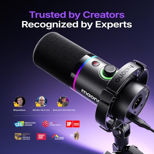 MAONO PD200XS Black Dynamic Microphone - Image 3