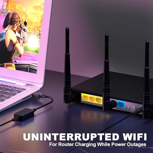 DROK USB to 12v Adapter - 5v to 12v Step Up Converter, 1.1m/3.6FT USB to DC Power Cable Boost Converter with 8 Elbow DC Plug Adapter2