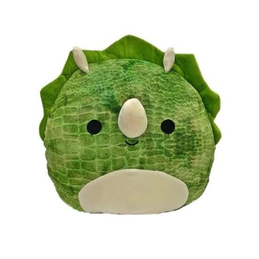 16in Cute Squishy Triceratops Dinosaur Stuffed Animal Super Soft Plush Pillow Doll for Boys and Girls