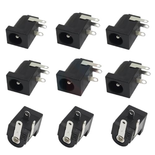 Prise jack femelle avec écrou de fixation 5.5x2.1mm pour une intégration stable sur panneau