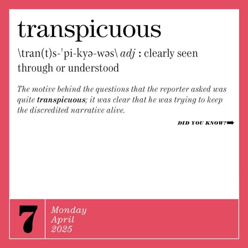 365 New Words-A-Year Page-A-Day(r) Calendar 2025: From the Editors of Merriam-Webster - Image 7