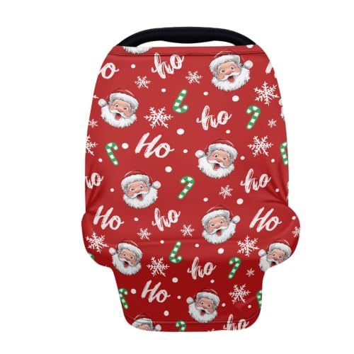 Image of Christmas Santa Car Seat Covers Canopy Cover, Machine Washable