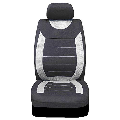 image for Sakura Car Seat and Headrest Covers Carnaby Grey SS5398 - Full Set Uni