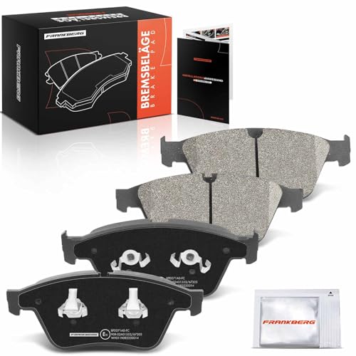 Frankberg Brake Pad Set incl. 4x Pads Front Compatible with M-Class W164 ML 63 AM.G 4m.a.t.i.c R-Class V251 W251 R 63 Replace# 1644202320,1644200920