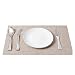 Produktbild CFANYOU Tisch Platzset 2/4/ 6 Stück Schutz PVC Lebensmittelkissen Rechteckige einfache Tischmatte Unterhaltungsschale Matte Herbst Tischsets (1 : 6PCS)