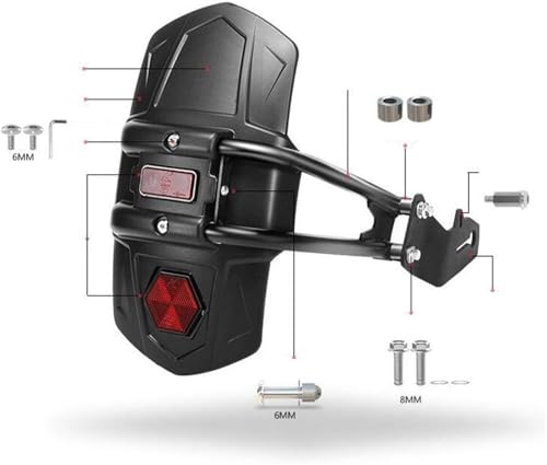 Garde-Boue de Moto CB400 Anti-Projections avec Support Renforcé - 5