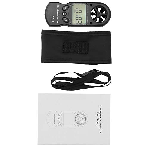 Bicaquu Wind Speeds Meter,8-in-1 Multiple Funcitional Portable Digital Anemometer Handheld Wind Speeds Meter