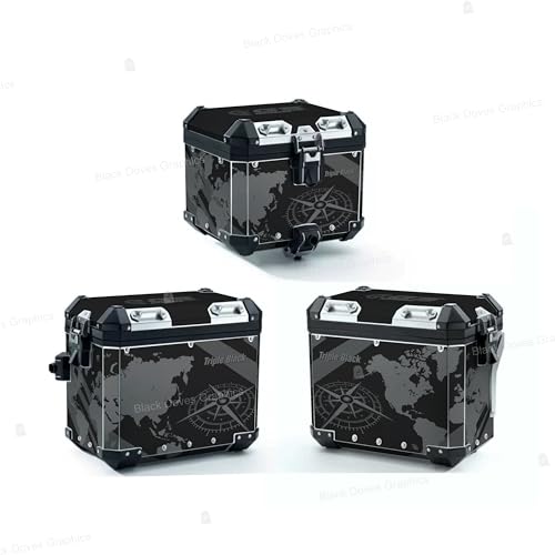 Kit protections adhésives valises ALU Motorrad R1200 R1250 GS TRIPLE BLACK noir K50