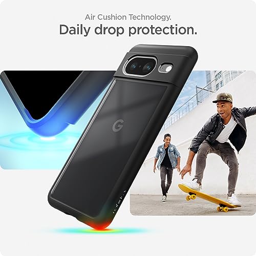 Image of Spigen for Pixel 8 Case, Ultra Hybrid[Anti-Yellowing] [No Magnet Ring] - Matte Black