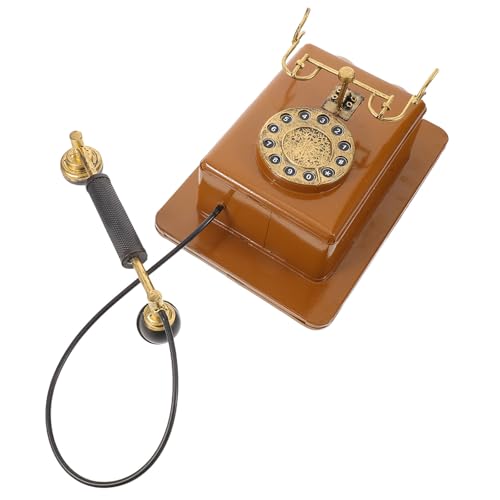 Teléfono retro de pared antiguo SEWACC adorno de pared clásico