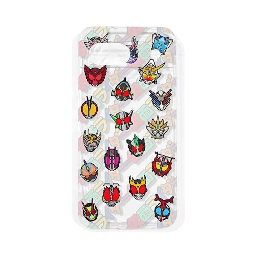 YAAPOLSAY Google Pixel 8a 用 ケース 透明 仮面ライダー アニメ 漫画キャラクター かわいい ファッション TPU 素材 シンプル 耐衝撃 滑り止め さく 強力保護 薄型 ワイヤレス充電対応 (Google Pixel 8a 用)