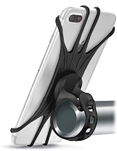 E Tronic Edge Bike Phone Mount - Rotating Cell Phone Holder For Bicycle Handlebar Compatible With Iphone 6 7 8 X 11 12 13 Samsung Galaxy (All-Terrain) #TOP4