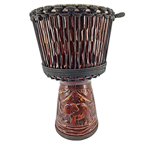 Tambour Enfant Djembe Darbuka Bongo Premium Elephant Très bon son 40cm U4 Cover