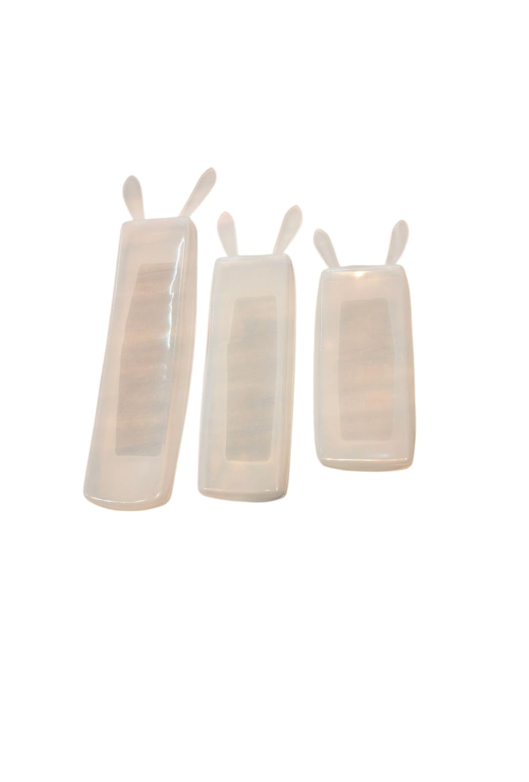 Squeeze Bottles with Bunny Ear Cap, 3-Piece Set, Clear Plastic-image-33
