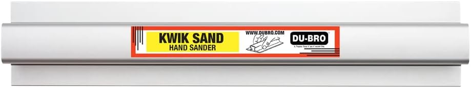 DU-BRO Sandpaper Replacement Sheet for Kwik Sand Hand Sander Sanding Block (Pack of 6), 150 Grit, 11 Inch