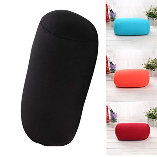 Gamloious microbille Rouleau Coussin Voiture Cou tête Jambe arrière Souple Soutien léger Voyage Oreiller