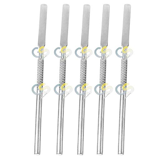 Dental Cement SPATULAS Single Ended Laboratory Dental Tools Dentistry LAB X 5 by G.S Online Store
