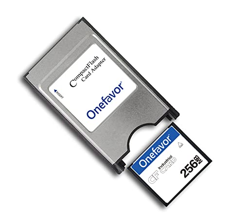 Flash compacto 128 MB 256 MB 512 MB tarjeta CF 1 GB 2 GB 4G tarjeta de memoria para máquina de control numérico CNC IPC adaptador PCMCIA (flash compacto de 256 MB a PCMCIA)