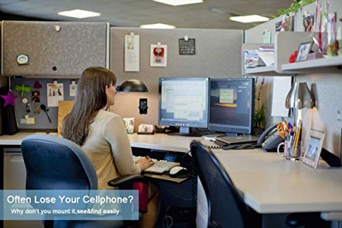 Pjyu Phone Holder Wall Mount With 3M Vhb Adhesive Strips Phone Charging Holder Compatible For Iphone, Samsung, Smartphone And Most Other Cellphones #TOP3