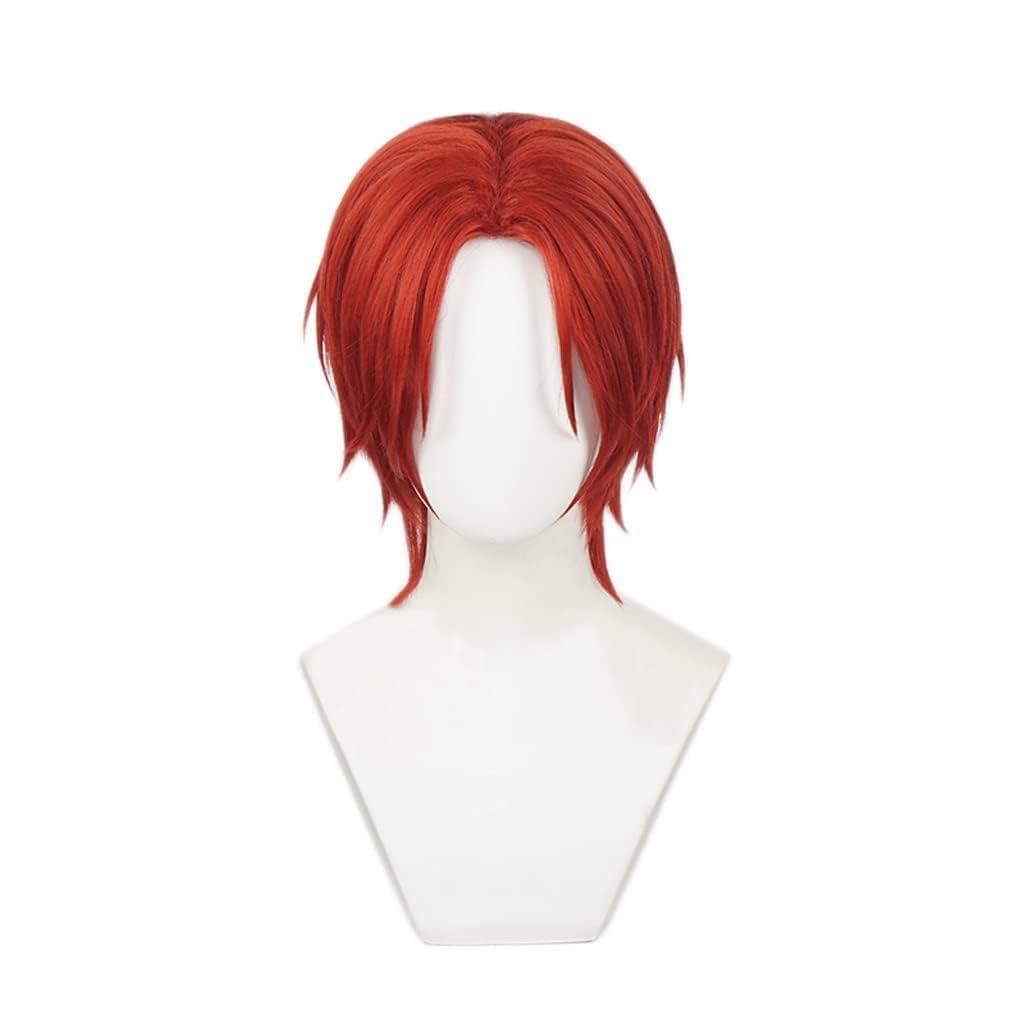 Wig One Piece Cosplay Shanks Wig,Short Red Wig,Costume Halloween Wig,For Halloween,Costume Party, Show,Cosplay Event,Concerts Wig