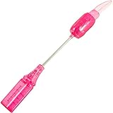 Vibrating Jelly Rabbit Wiggle Wand 12 Inch Hot Pink