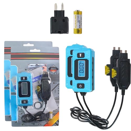 Automotive Circuit Fault Probe Tester,20A 48V Wire Tracer with LED Display and Lighting,Portable High-Precision Current Tester,C