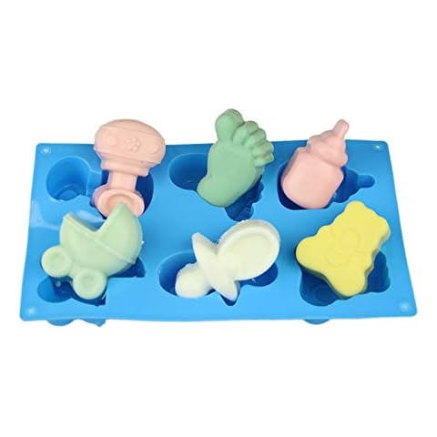 Chikanb Baby Shower Silicone Soap Mould Set Cover