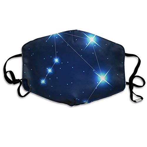Preisvergleich Produktbild Mundschutz Waage Sternzeichen Gesicht Schal Waschbar Wiederverwendbar Unisex Weich und bequem für Männer und Frauen Mädchen Junge