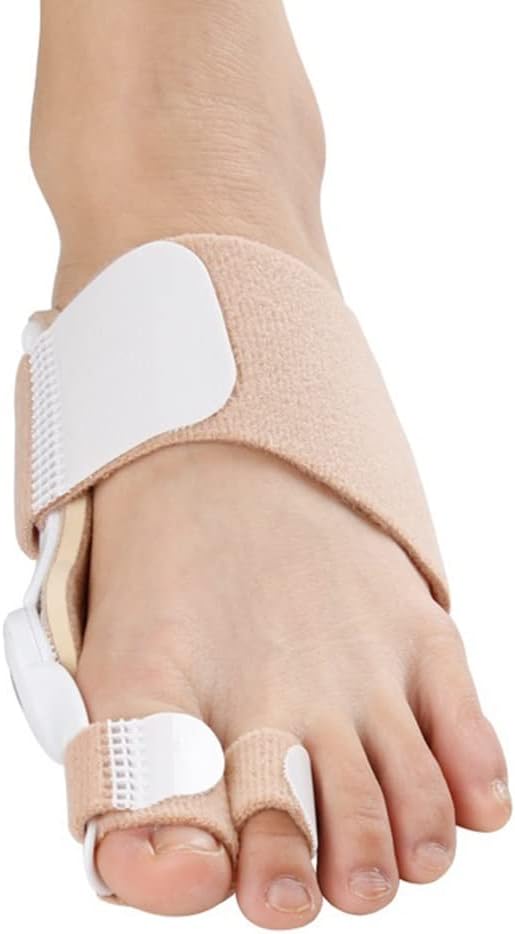 DEAVER Double Hole Big Toe Valgus Corrector Foot Bone Eversion, Hallux Valgus, Bunion Splint Straightener Pain Relief Correction Orthopedic Supplies Care