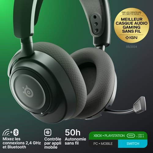 Casque Arctis Nova 7X Gen2 avec contrôle d'application en temps réel - 2