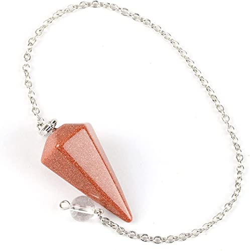 Pendule cristal opale et améthyste naturelle pour divination et bijoux